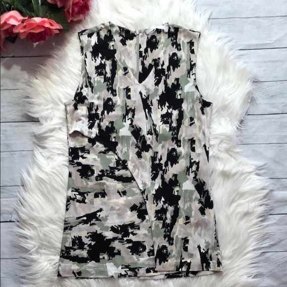 Hugo Boss Tops - Hugo Boss Black and Gray Camouflage Blouse